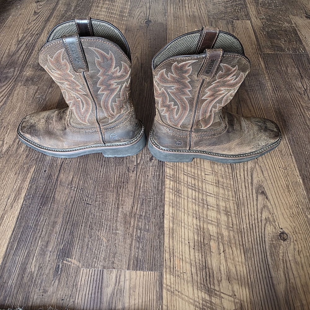 Wolverine Tan Western Boots